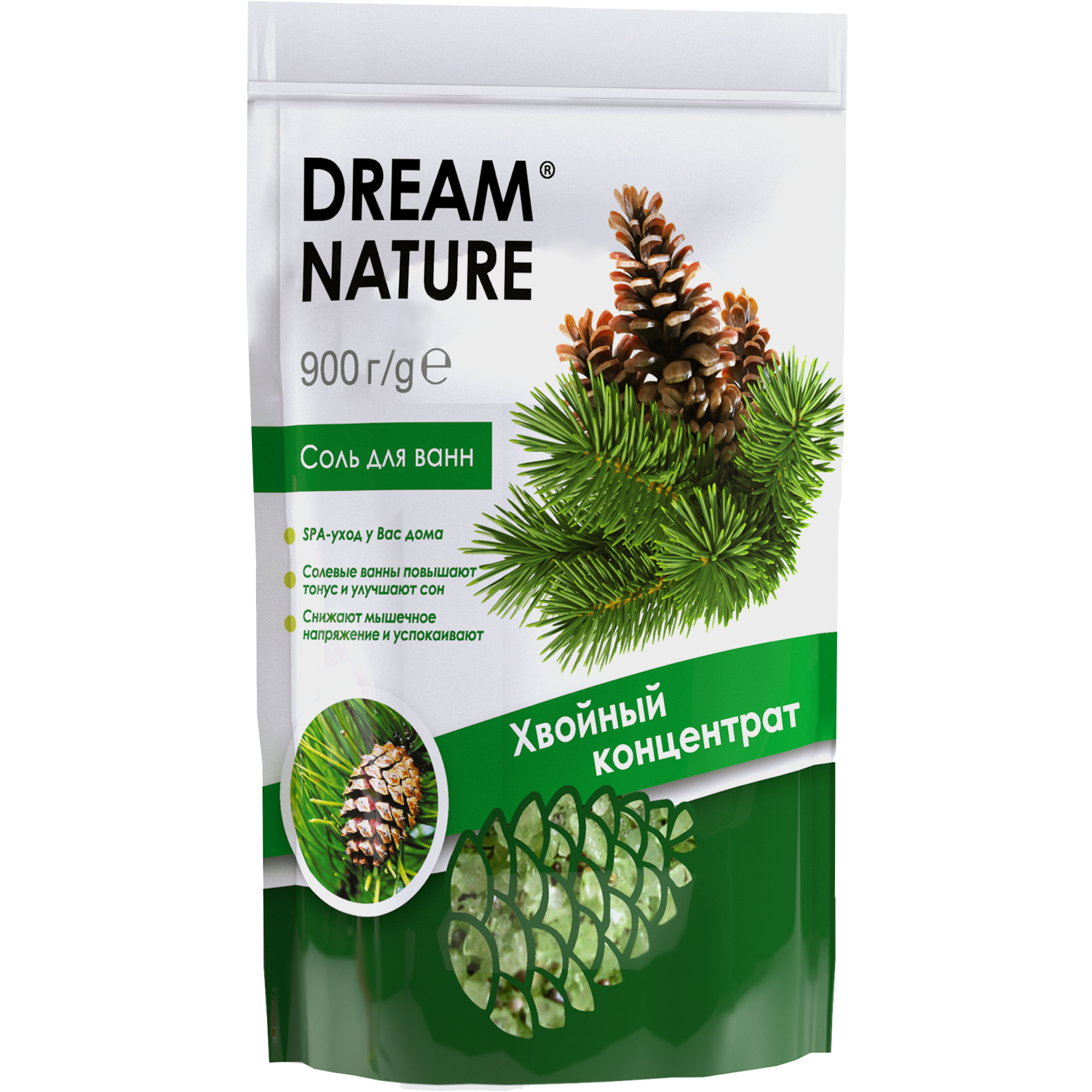 DREAM NATURE Соль для ванн Хвойный концентрат