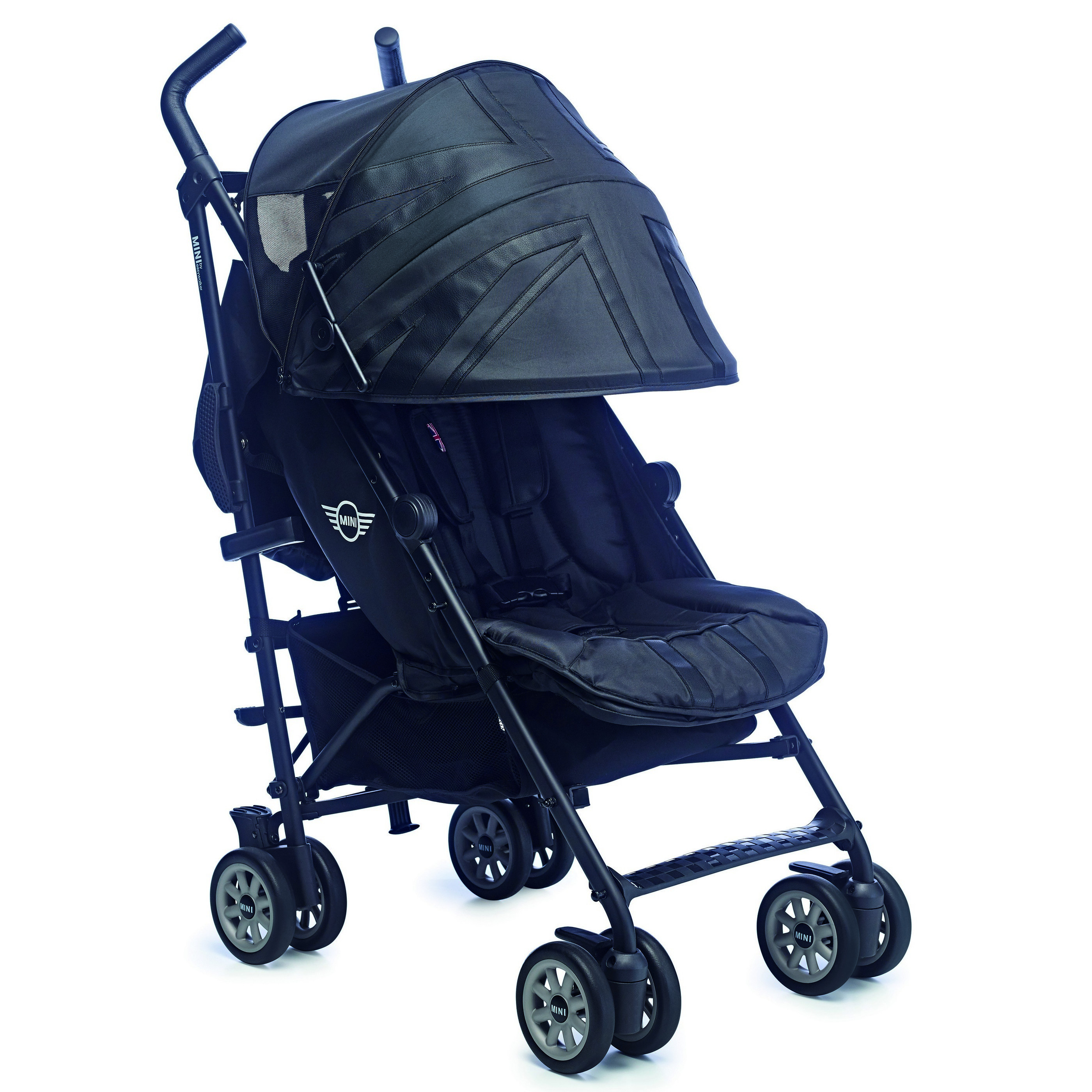 Коляска Easywalker Mini Buggy Midnight Jack c бампером - фото 5