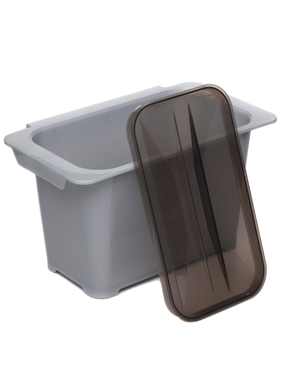 Контейнер для мусора NAVAKO Eta 5 Metallic Grey - фото 3