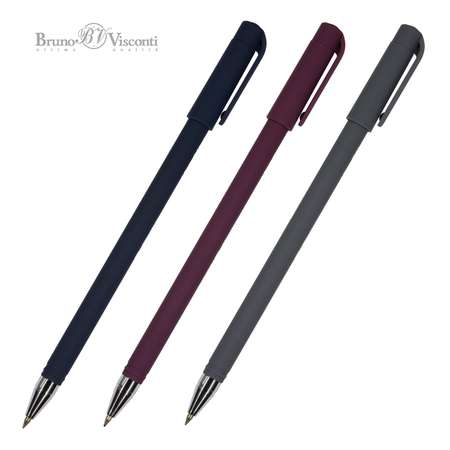 Набор из 5-ти шариковых ручек Bruno Visconti SlimWrite Original синие