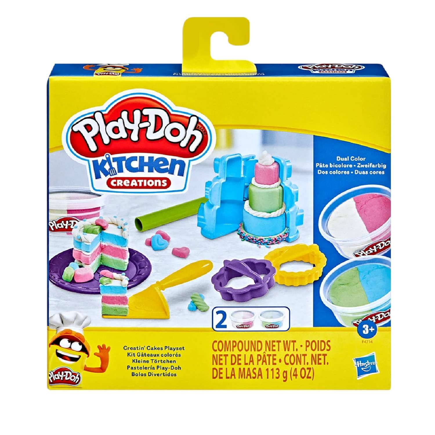 Набор игровой Play-Doh Масса для лепки Печем торты F47145L0 - фото 1