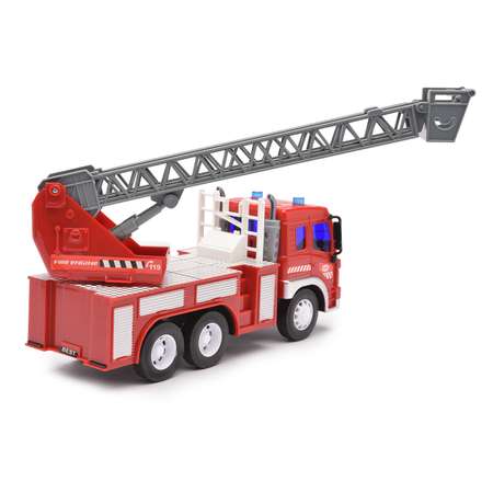 Пожарная машина Devik Toys c лестницей (свет звук)