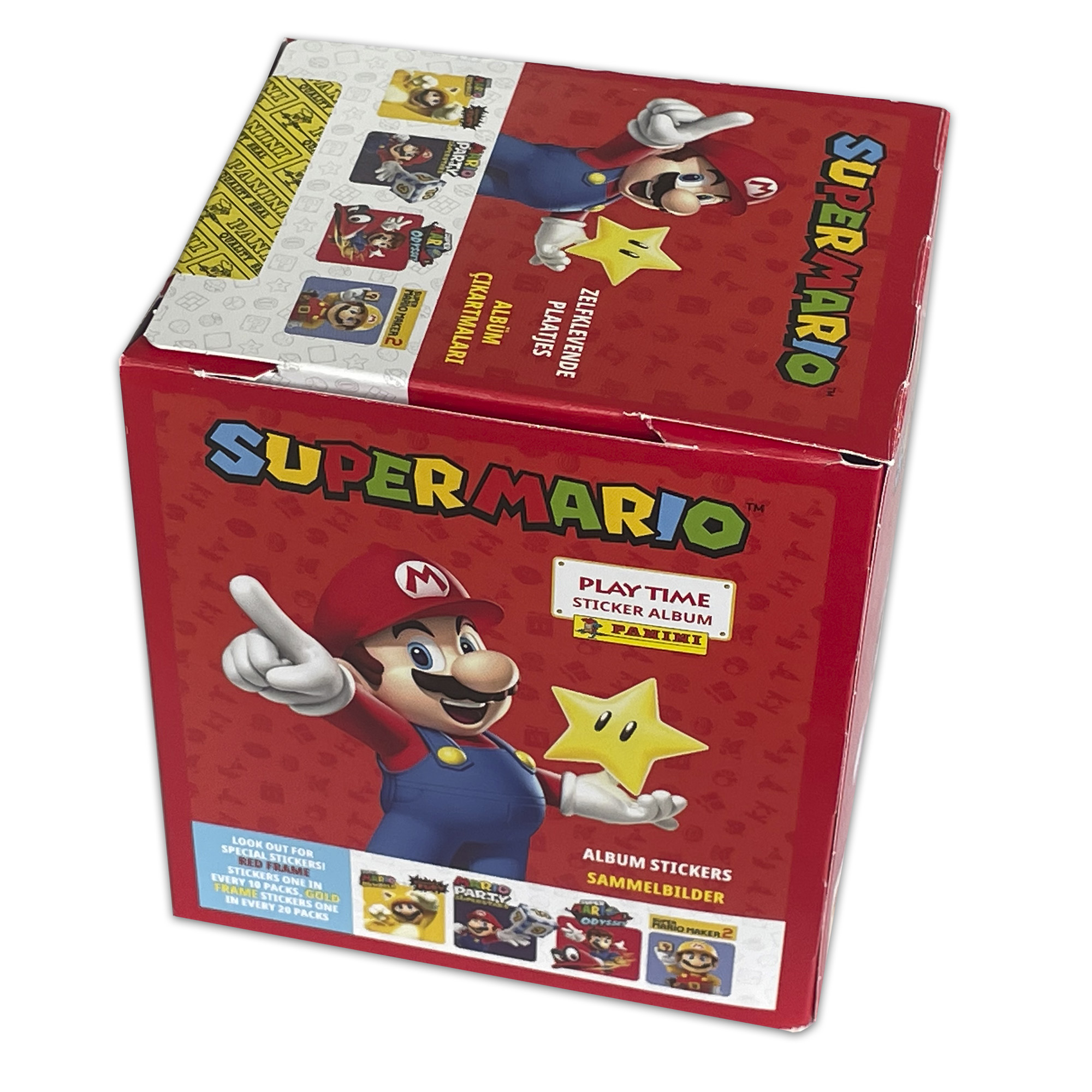 Бокс с наклейками Panini Super Mario Супер Марио 50 пакетиков в наборе - фото 5