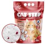 Наполнитель для кошек Cat Step Arctic Strawberry впитывающий силикагелевый 3.8л