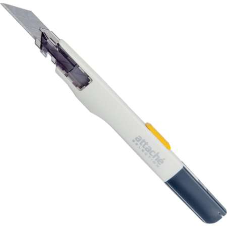 Канцелярский нож Attache 9мм Selection Geniu sфиксатор для правшей/левшей 2 шт