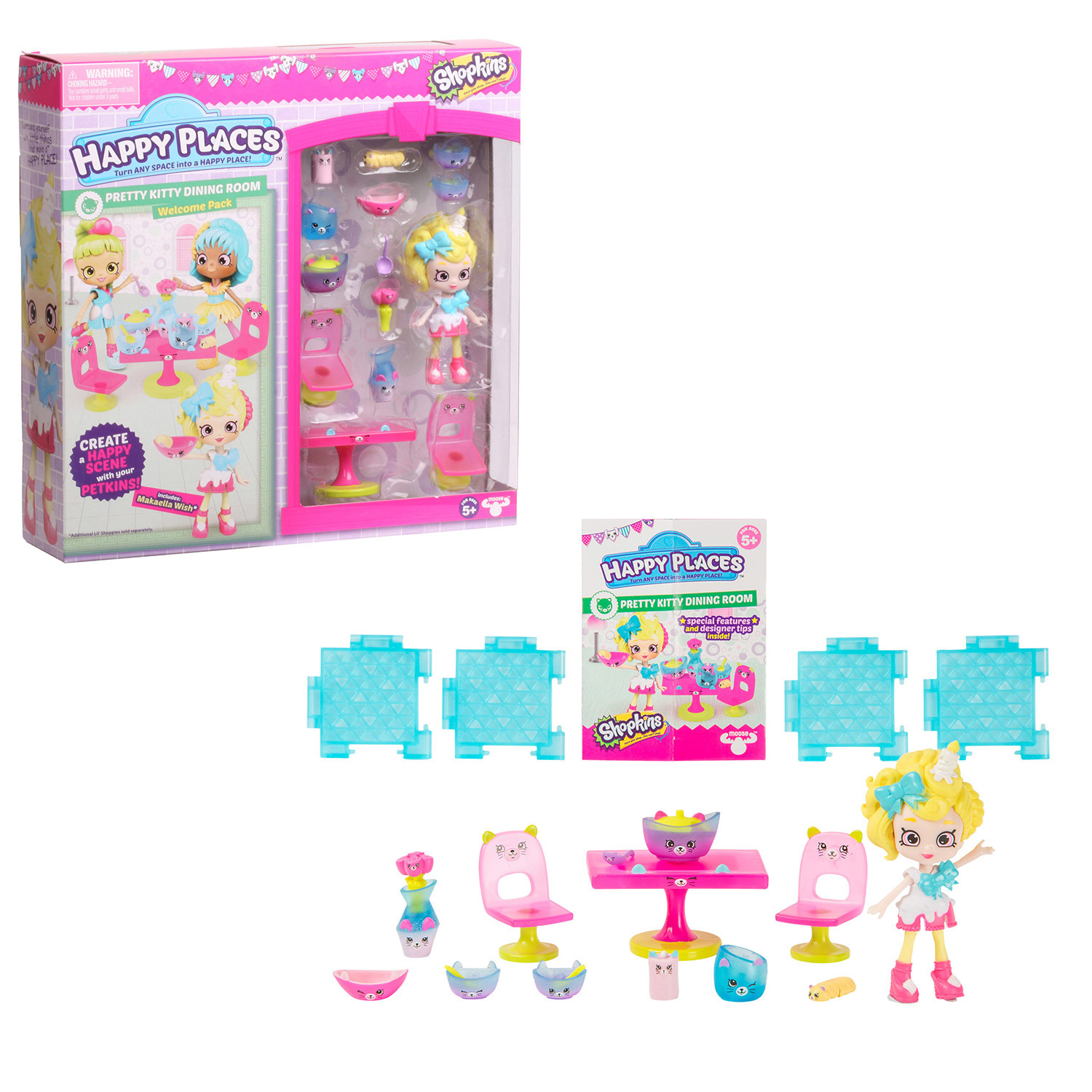 Набор Happy Places Shopkins Новоселье Прелестная кухня с котятами 56470 - фото 6