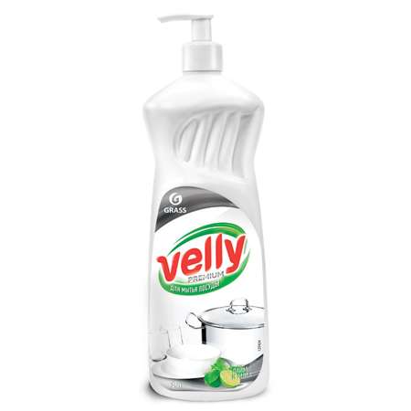 Средство для мытья посуды GraSS Velly Premium лайм и мята 1л