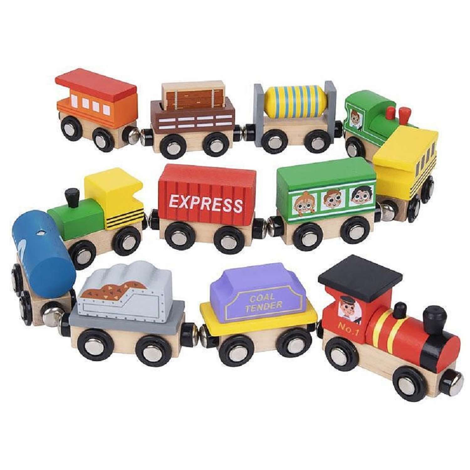 Игровой набор Tooky Toy Поезд с вагонами TH647 TH647 - фото 2
