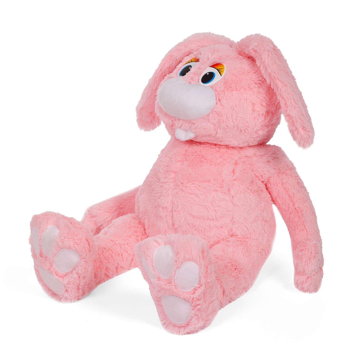 Мягкая игрушка Тутси Заяц Лавруша №1 П розовый 100 см - фото 2