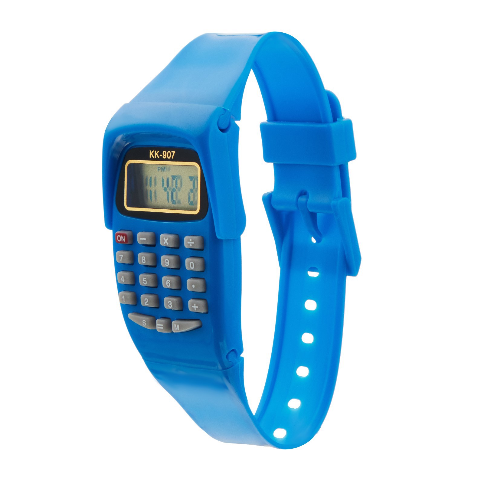 Часы Sima-Land наручные электронные детские с калькулятором ремешок силикон l-21 см синие - фото 2