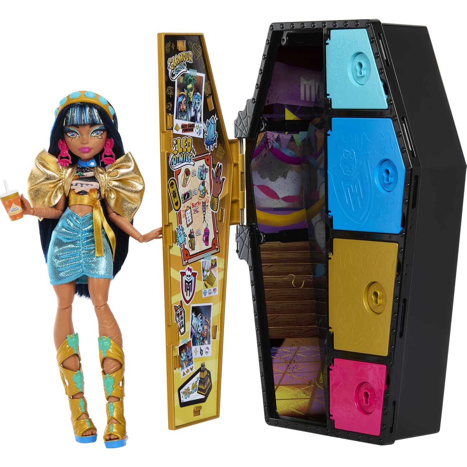 Кукла Monster High Skulltimate Secrets Series 1 Cleo HKY63 HKY63 - фото 1