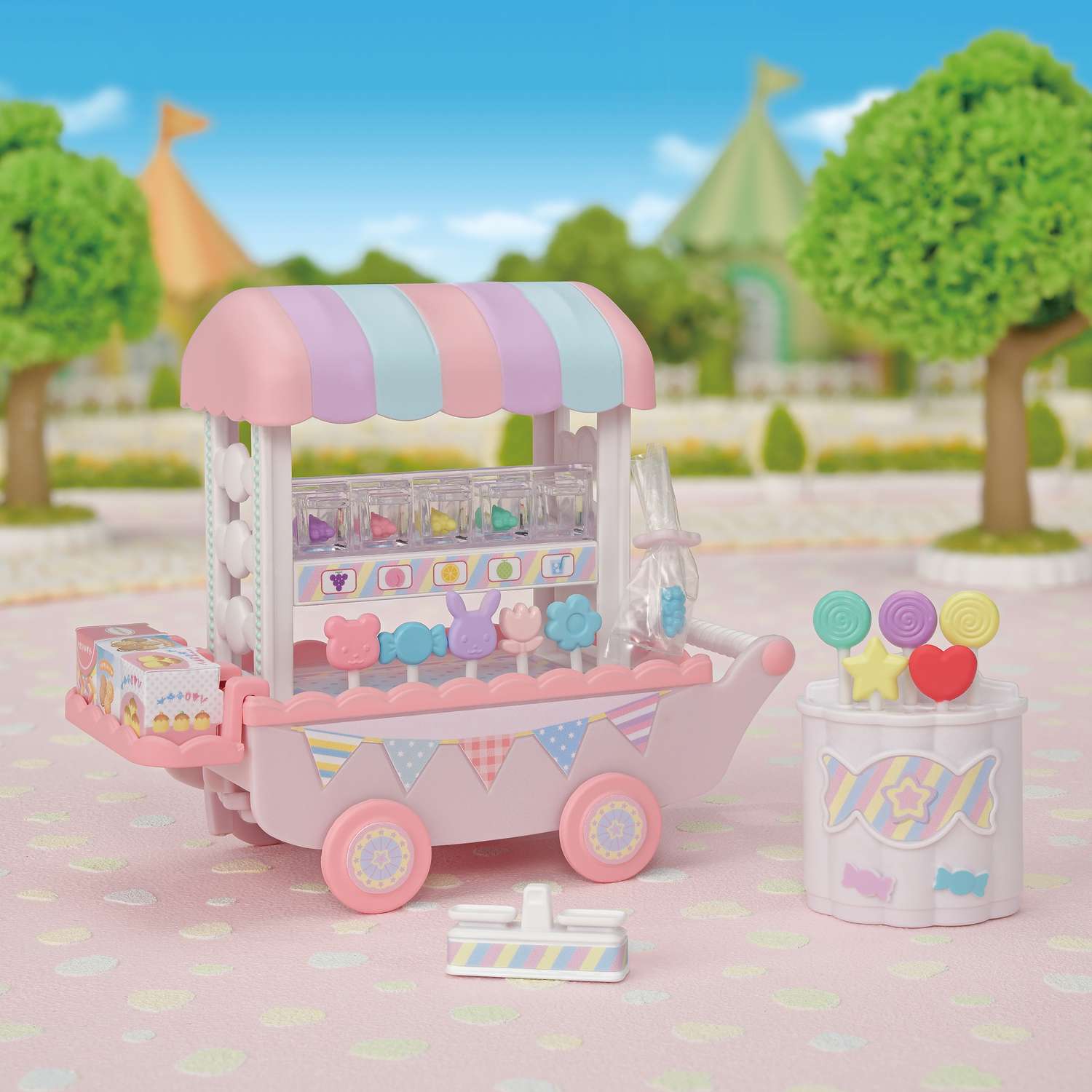 Sylvanian ice cream store cart