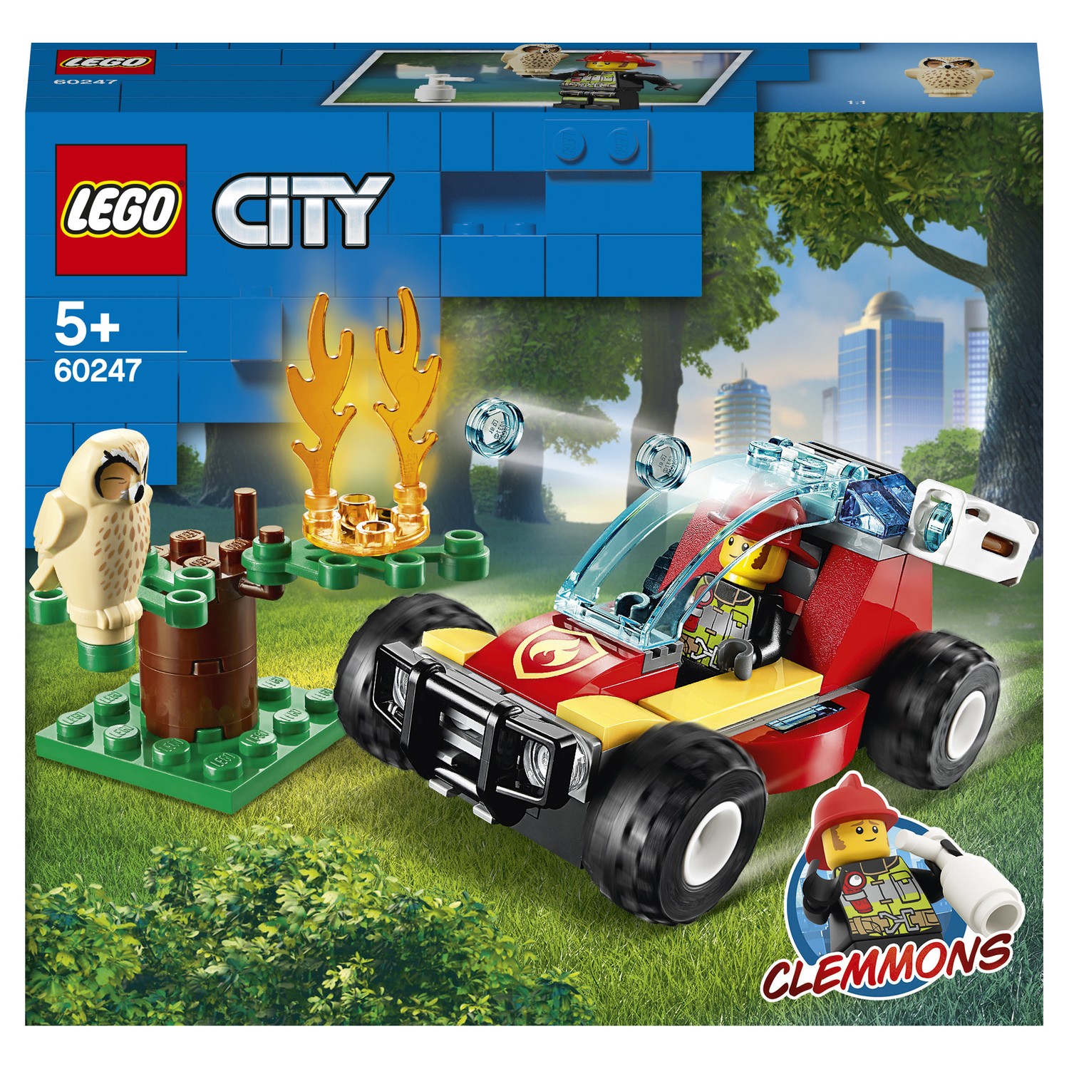 Конструктор LEGO City Fire Лесные пожарные 60247 купить по цене 99 ₽ в  интернет-магазине Детский мир