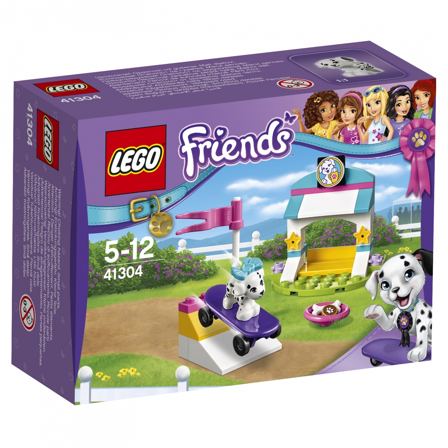 Конструктор LEGO Friends Выставка щенков: Скейт-парк (41304) - фото 2