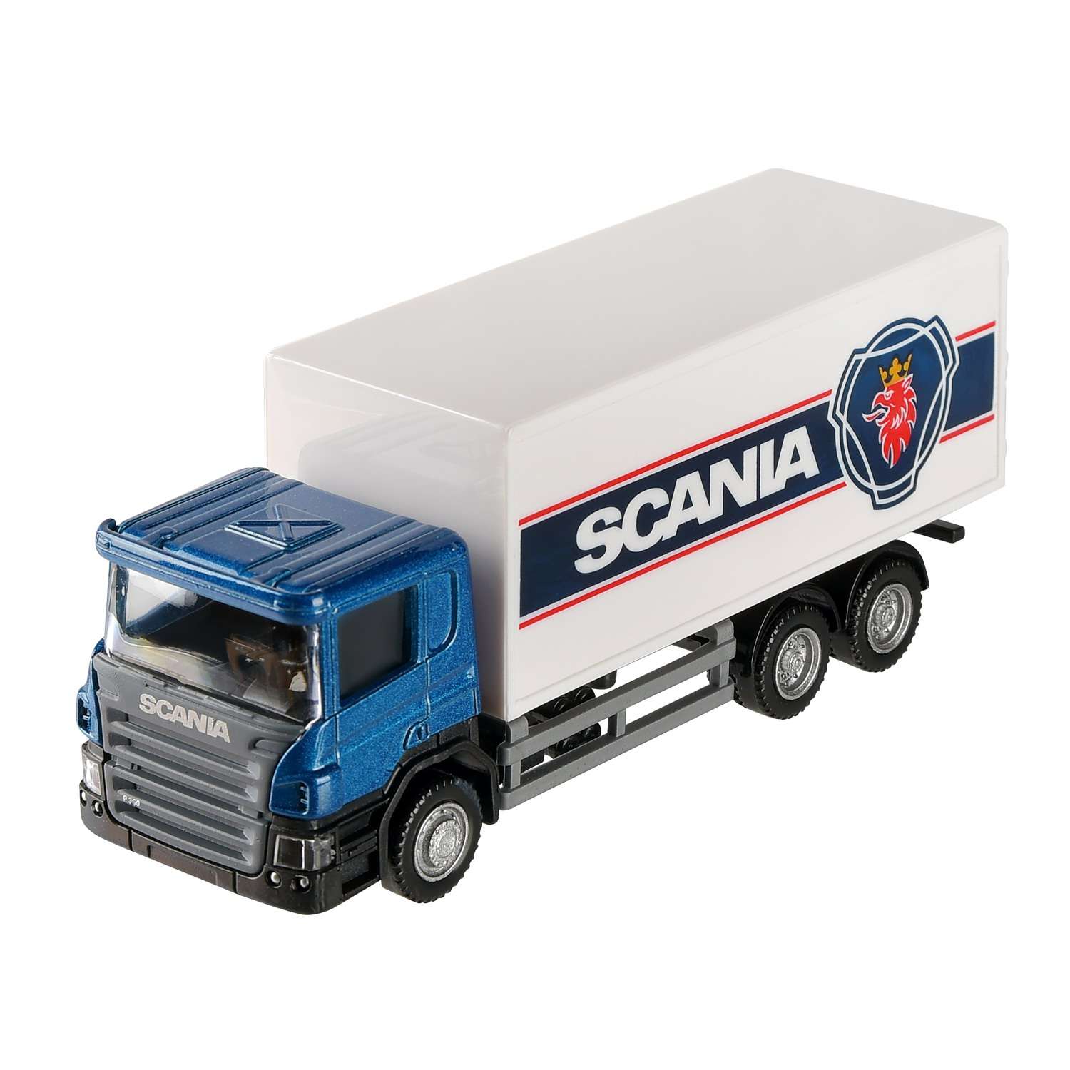 Машина металлическая Uni-Fortune грузовой фургон Scania без механизмов 144002 - фото 1
