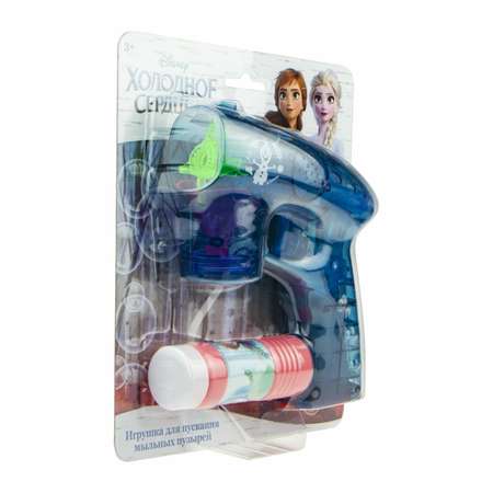 Генератор мыльных пузырей Холодное сердце 1YOY с раствором со световыми эффектами пистолет бластер детские игрушки для улицы