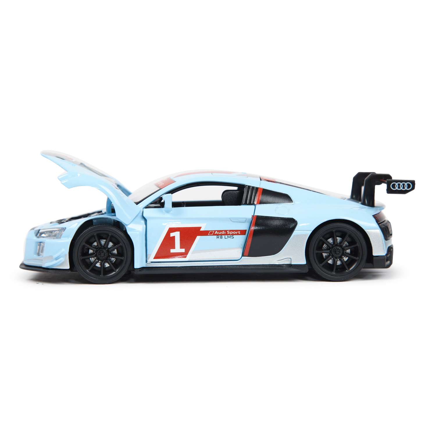 Автомобиль Mobicaro Audi R8 1:32 инерционный голубой 664992(D) - фото 5