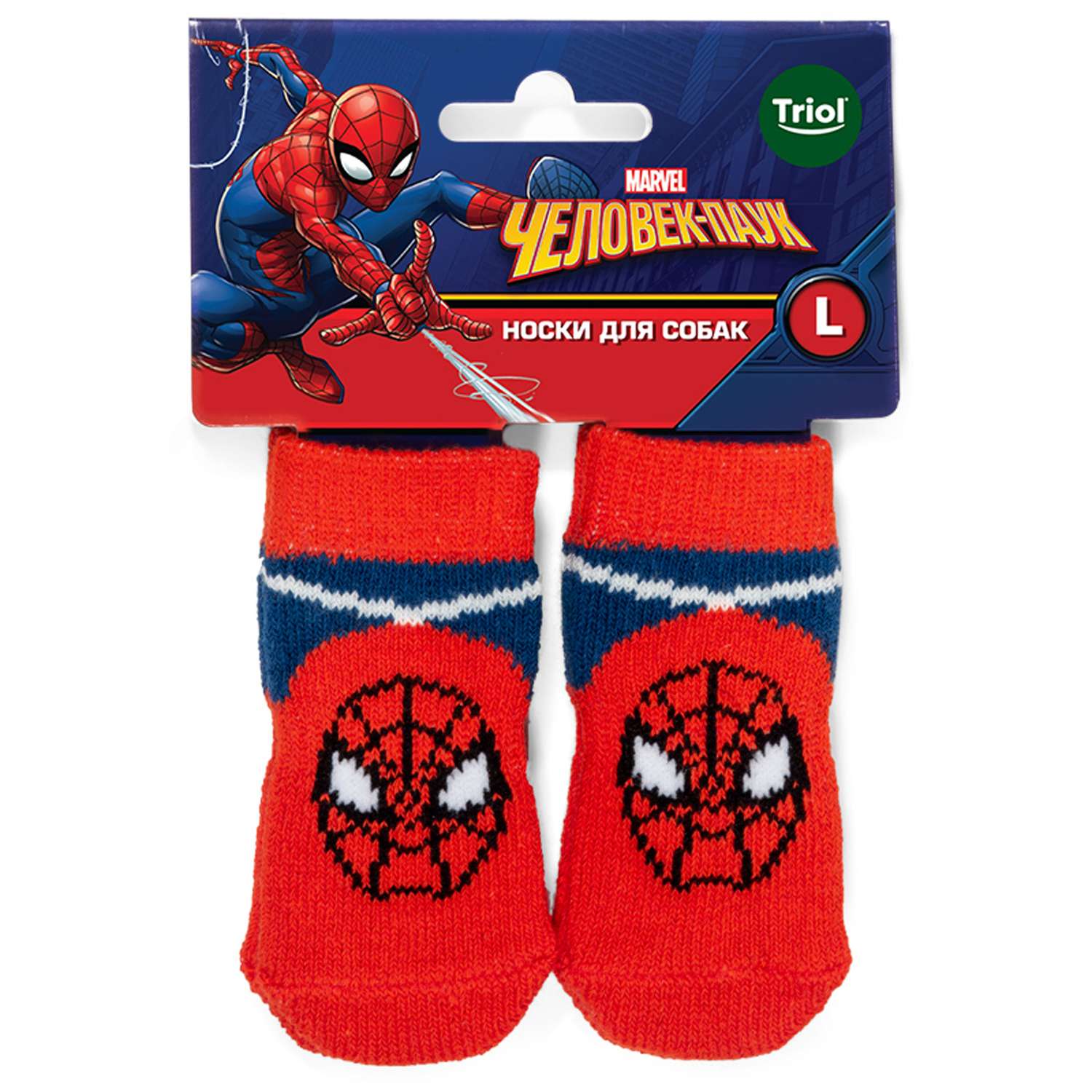 Носки для животных Triol Disney Marvel Человек-паук L 12231032 - фото 1