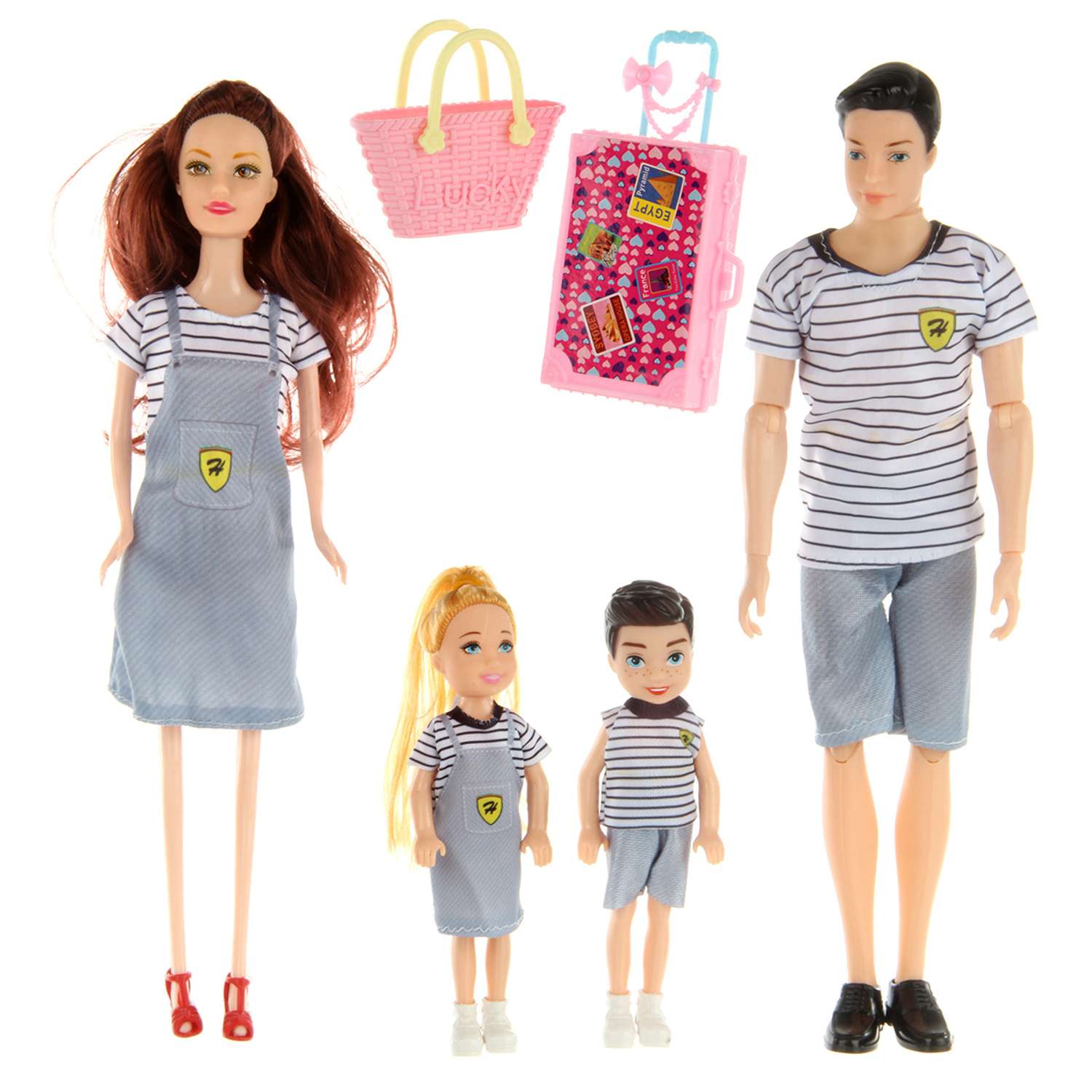Кукла модель Барби Veld Co семья 119751 - фото 1