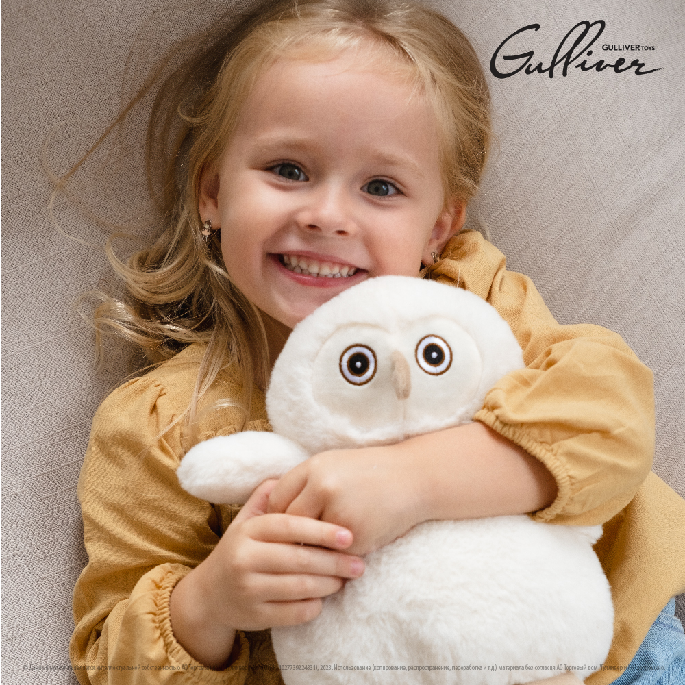 Игрушка мягкая Gulliver Toys Совушка София Белая 23см 83-Mc-OWL-3 - фото 12