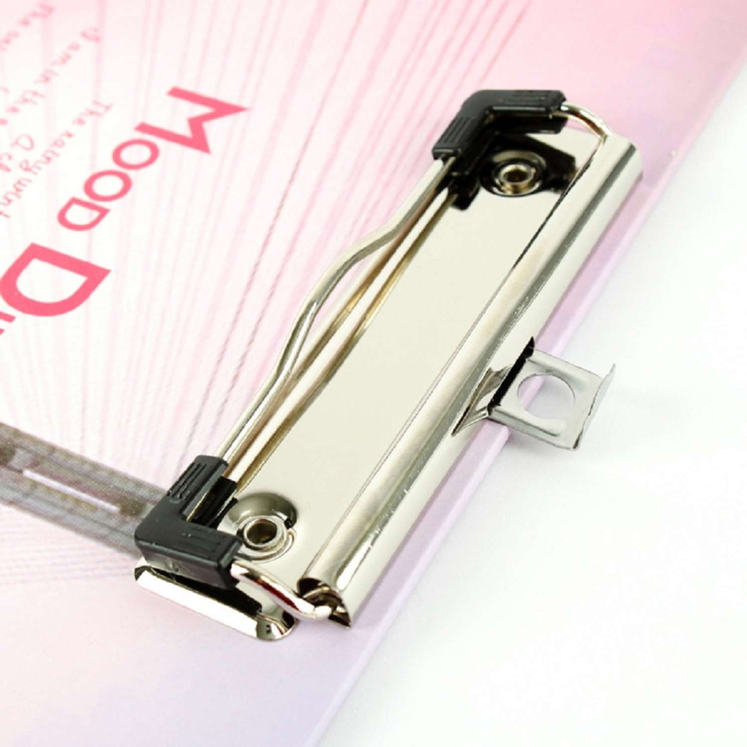 Планшет А4 с зажимом картонный Darvish клипборд розовый - фото 4