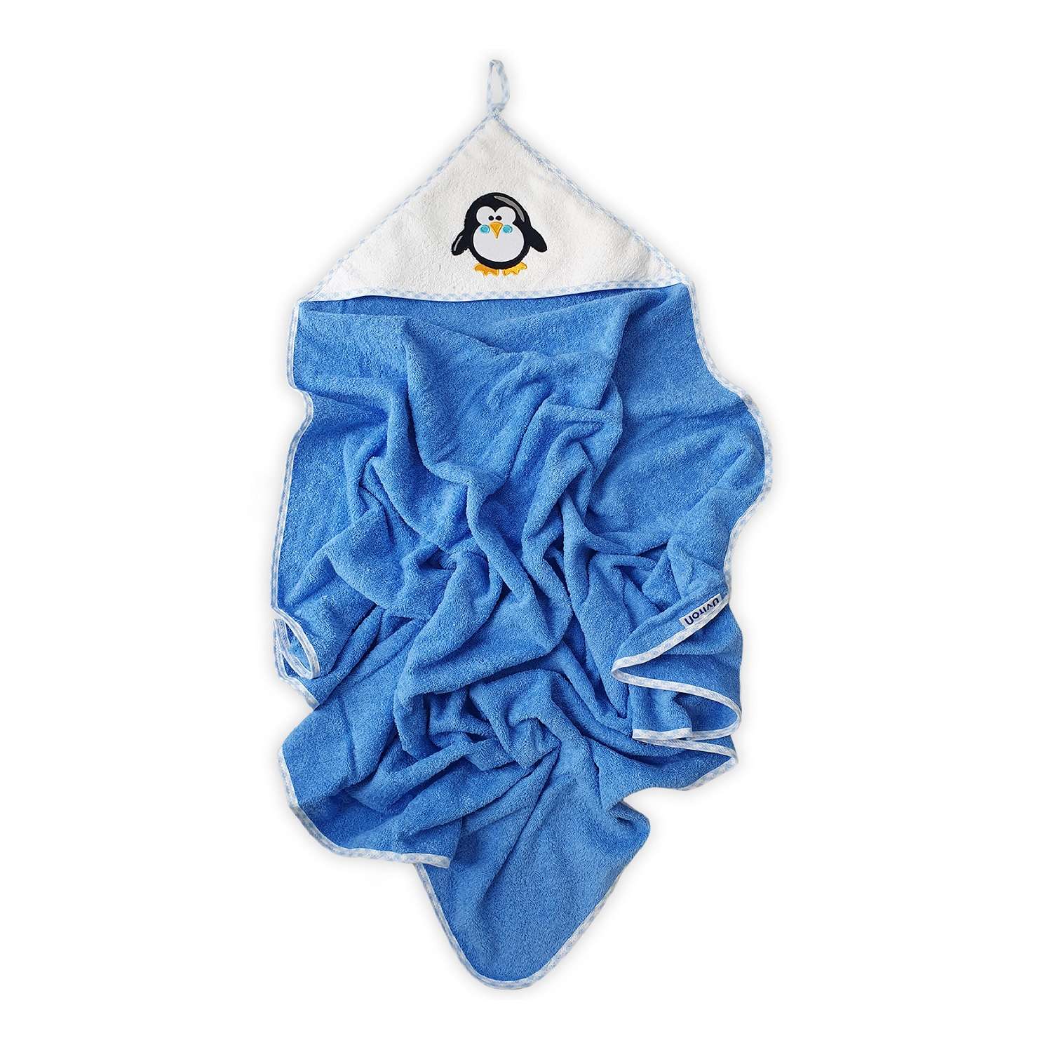 Детское полотенце Uviton с уголком Baby Пингвиненок 100х100 см - фото 2