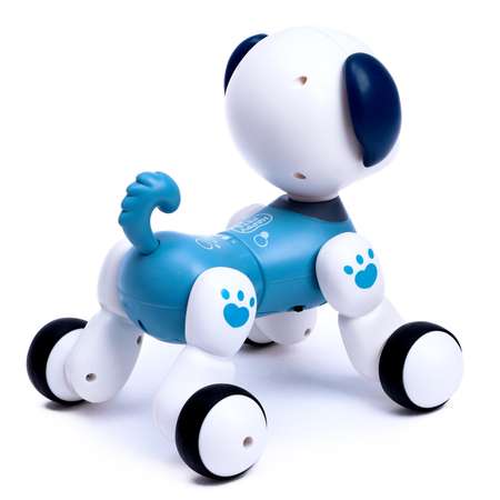 Робот IQ BOT интерактивный «Собачка» радиоуправление звуковые эффекты цвет синий