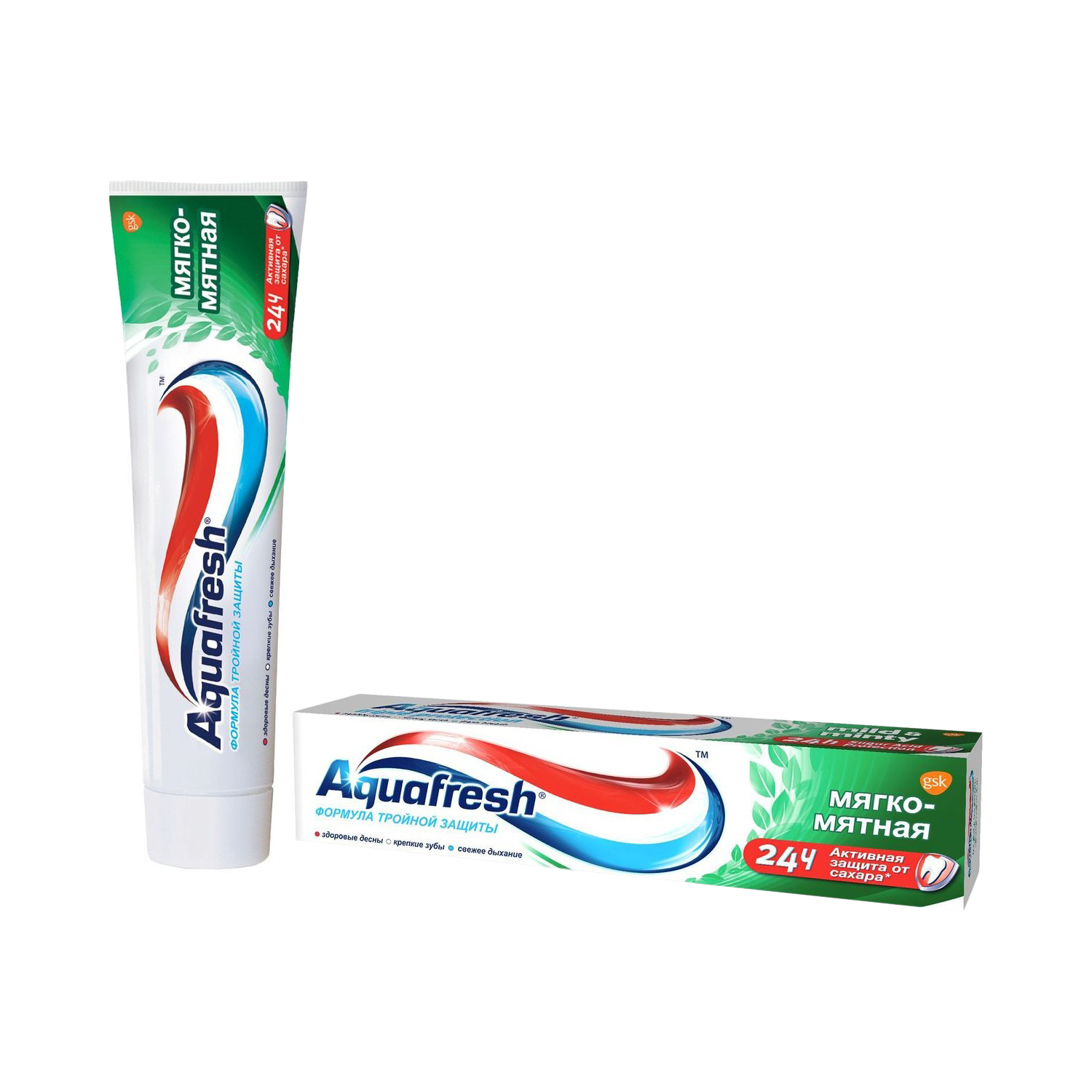 Зубная паста Aquafresh Мягко-Мятная 100мл - фото 1