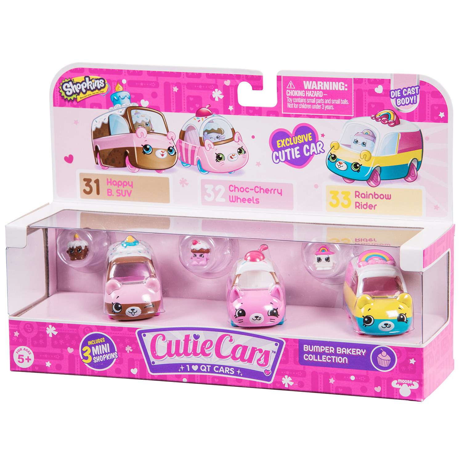Набор машинок Cutie Cars Пекарня на колёсах 3шт 56644 - фото 3
