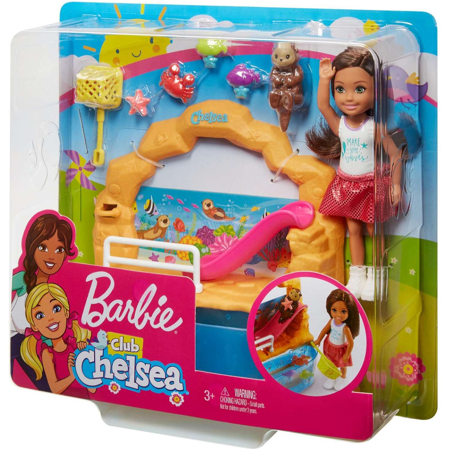 Набор Barbie Семья кукла Челси с питомцем +аквариум GHV75 GHV75 - фото 3