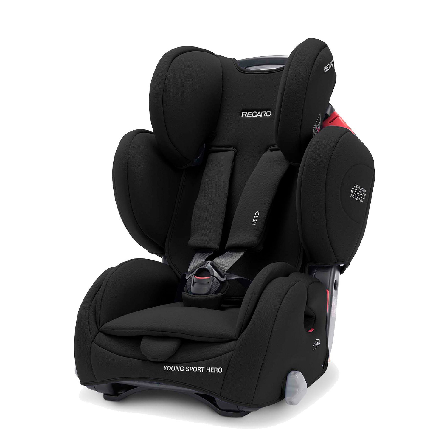 Автокресло Recaro Young Sport Hero 1/2/3 Deep Black 00088014250050 - фото 1