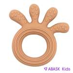 Прорезыватель Осьминог ABASK BEIGE