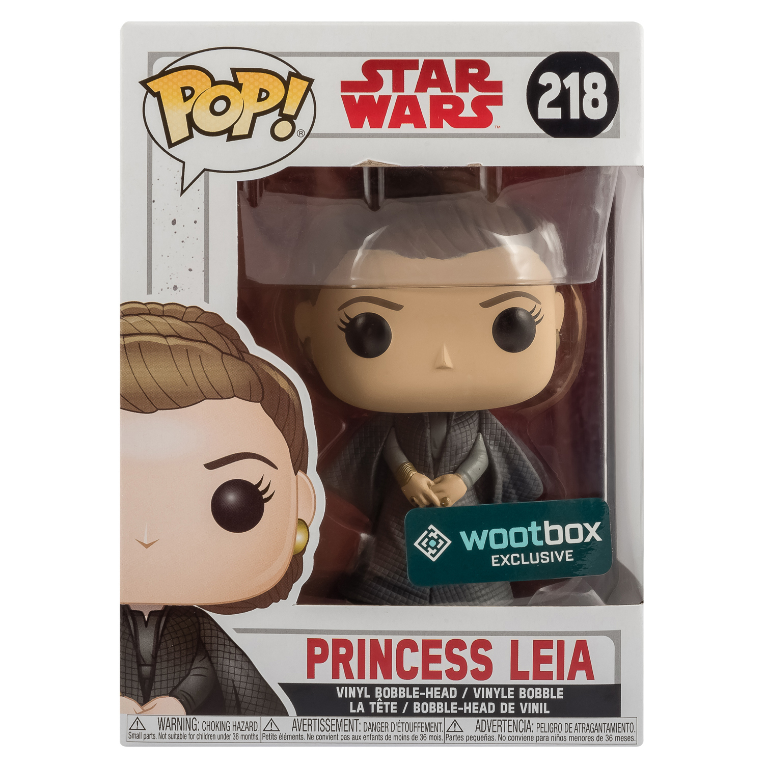 Фигурка Funko Pop bobble Star Wars The last jedi Princess Leia - фото 2