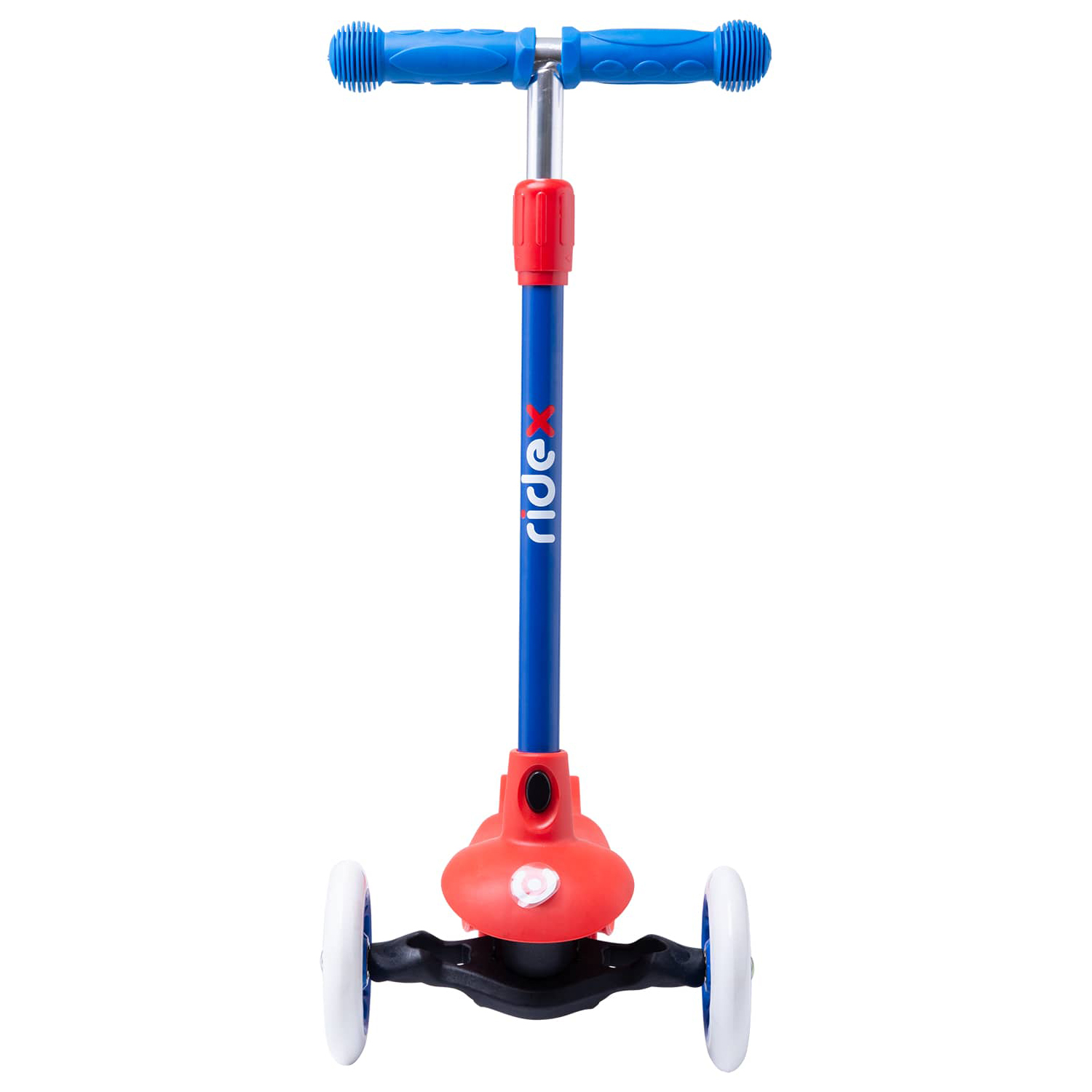 Самокат RIDEX трехколесный 3 wheels scooter Hero 120/80 red/blue - фото 3