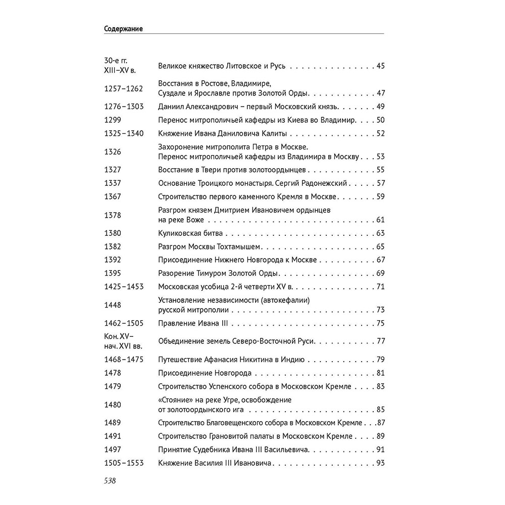 Книга Проспект История России в датах с древнейших времен до наших дней - фото 3