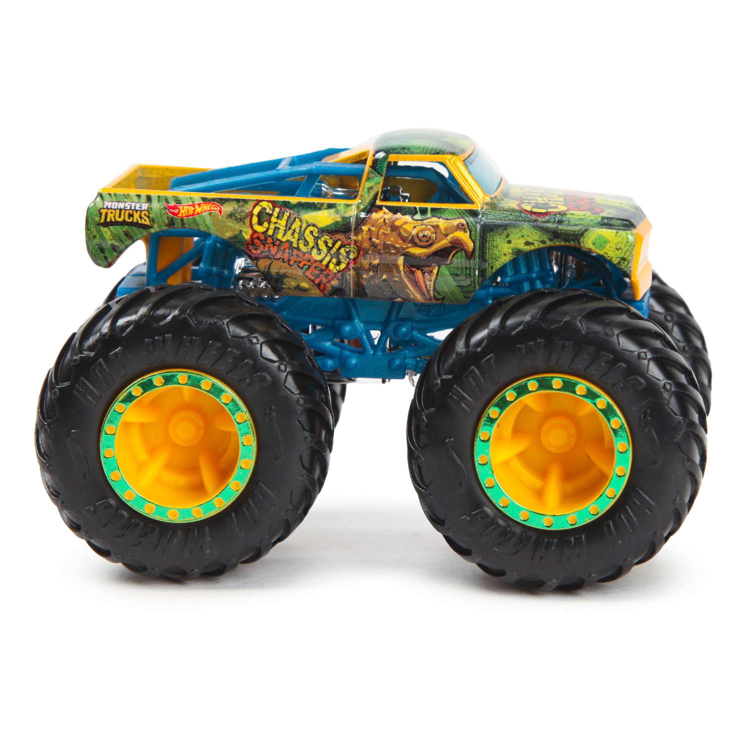 Машина Hot Wheels Monster Truck Chassis Snapper HKM09 GRH81 - фото 4