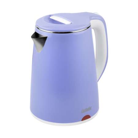 Чайник электрический BBK EK2001P голубой объем 2 л двойные стенки
