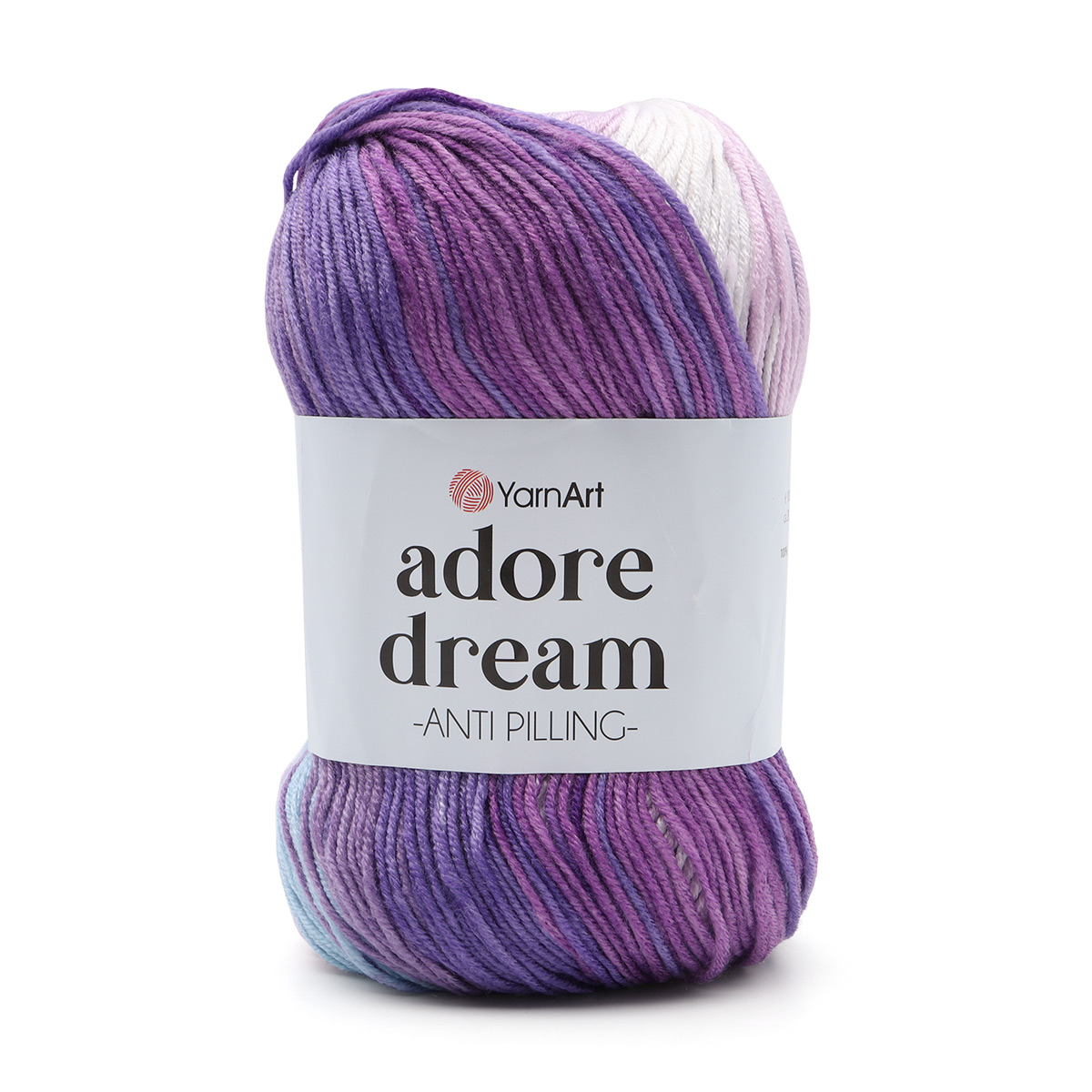 Пряжа для вязания YarnArt Adore Dream 100 гр 280 м акрил секционная анти-пиллинг 5 мотков 1056 секционный - фото 2