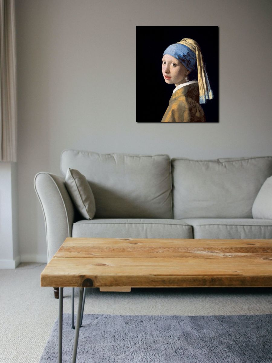 Алмазная мозаика Cristyle картина стразами Девушка с жемчужной сережкой Ян Вермеер 40х50 см Cr 450109 - фото 9