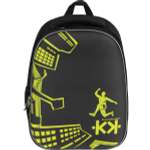 Школьный формованный ранец Проф-Пресс Паркур цвет черный размер 38х23х20 см