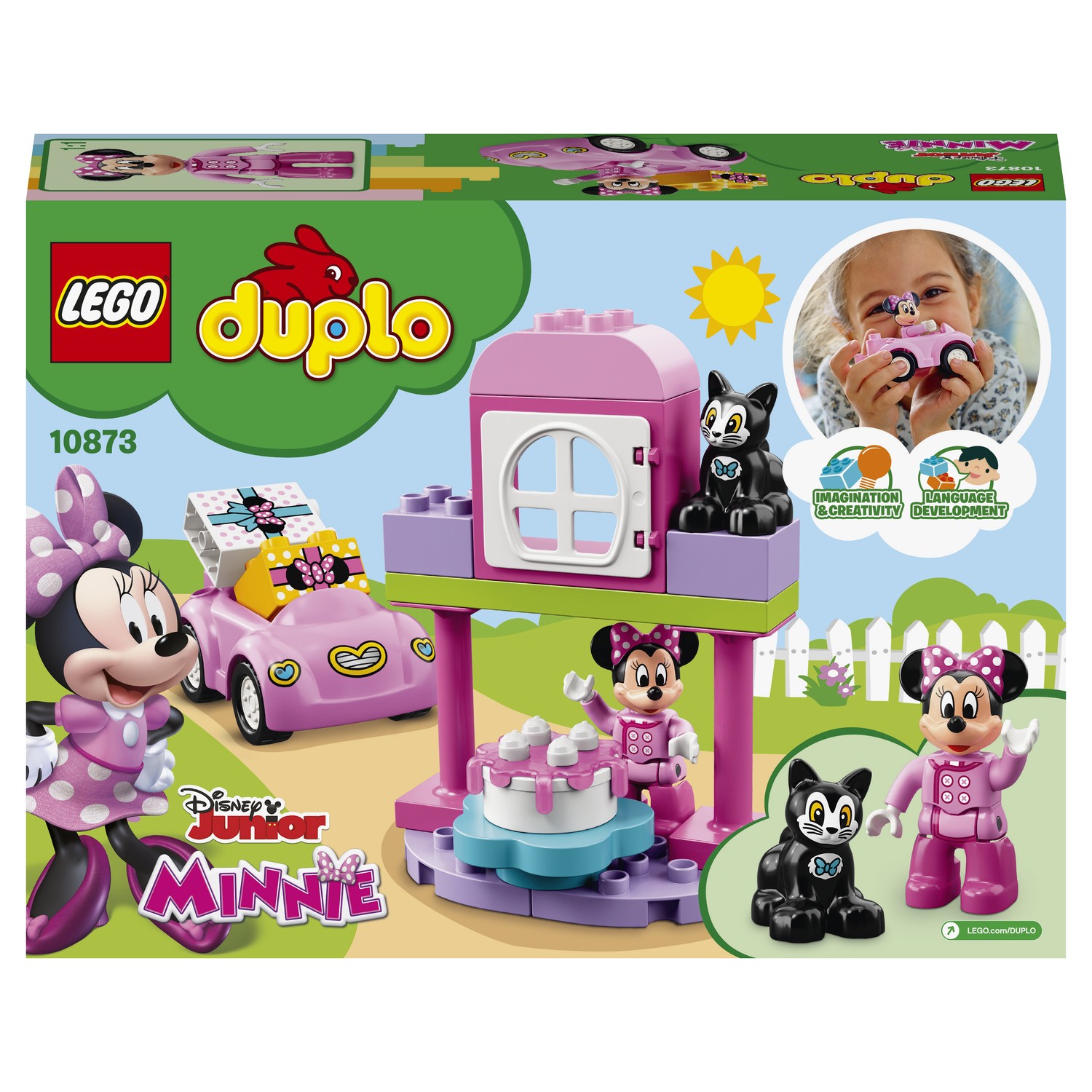 Конструктор LEGO DUPLO Disney День рождения Минни (10873) купить по цене  999 ₽ в интернет-магазине Детский мир