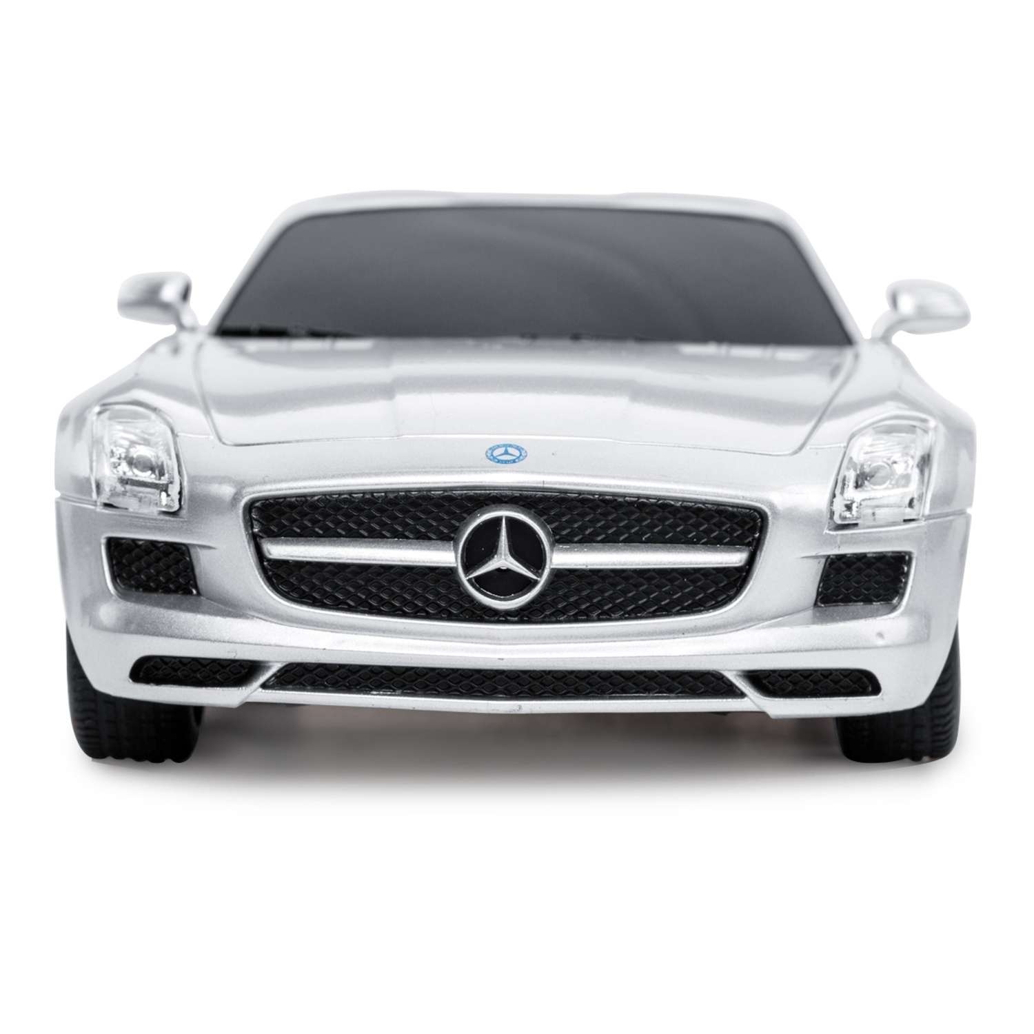 Машинка р/у Rastar Mercedes-Benz SLS 1:24 серебряная - фото 3