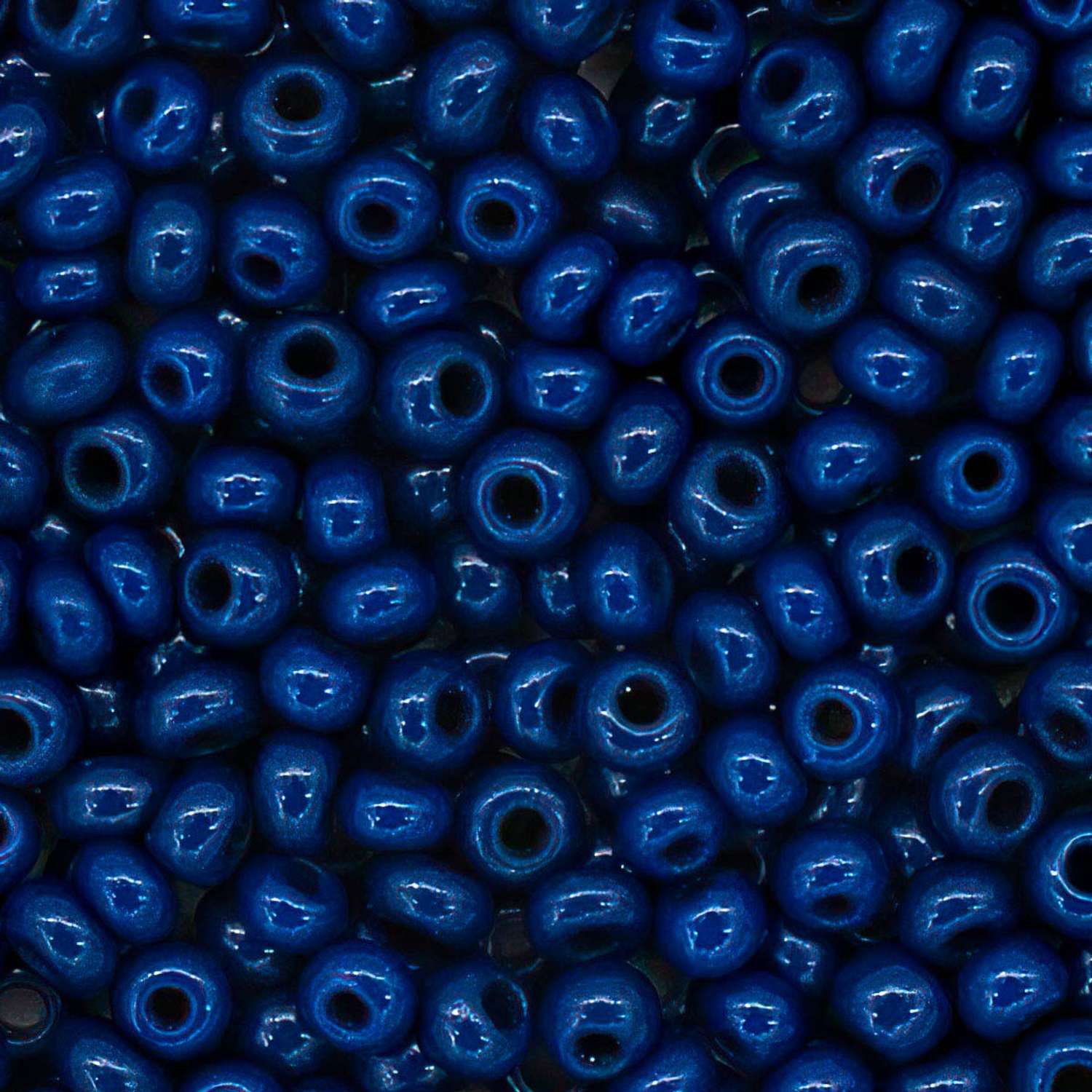 Бисер Preciosa чешский непрозрачный 10/0 20 гр Прециоза 33070 темно-синий - фото 3