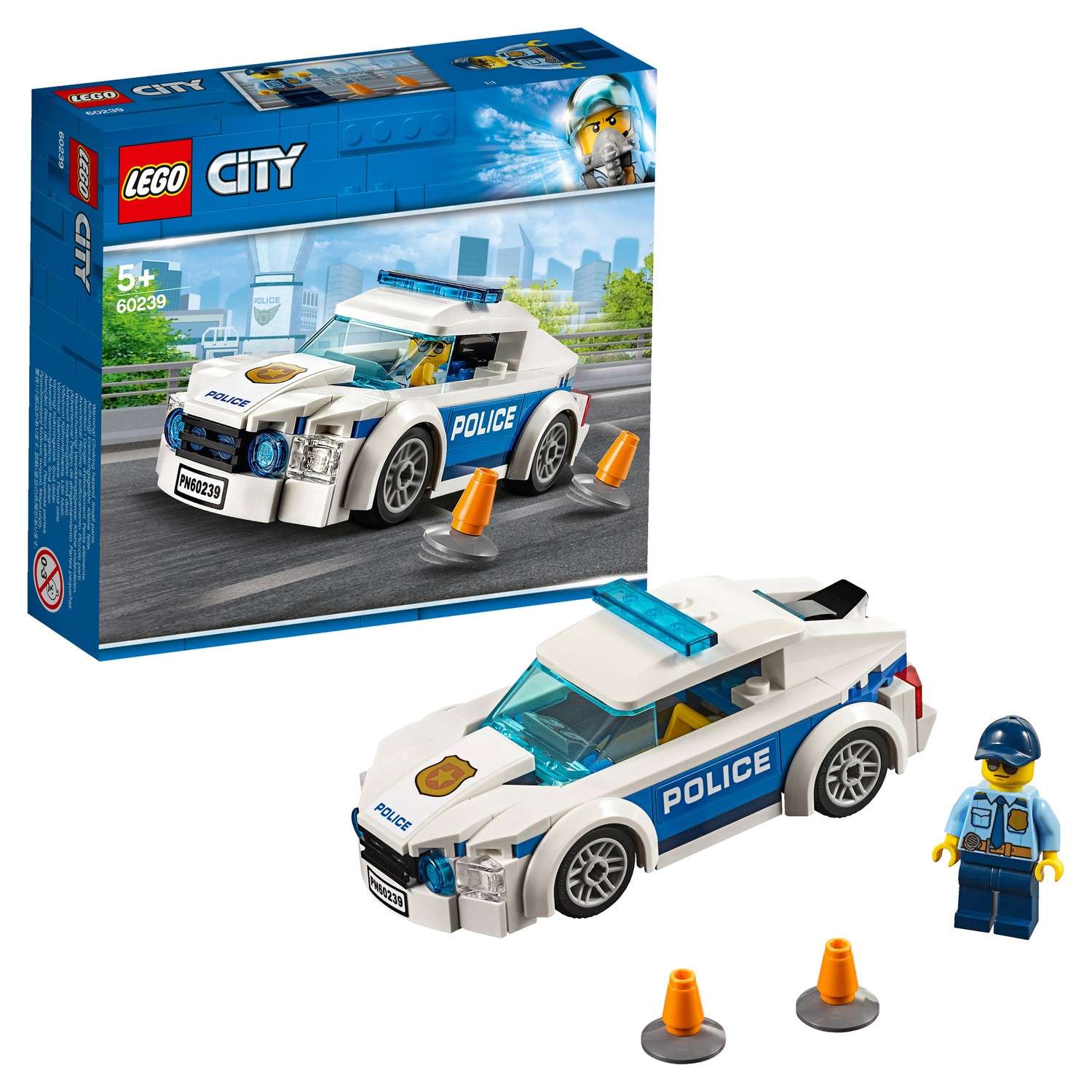 Конструктор LEGO City Police Автомобиль полицейского патруля 60239 - фото 1