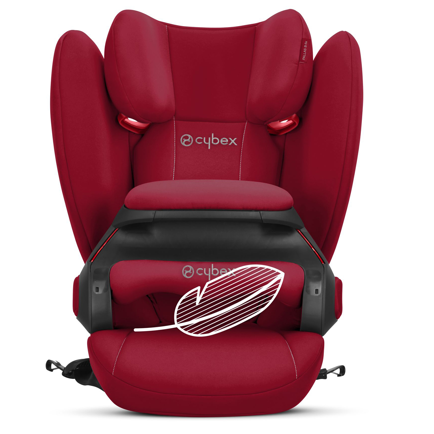 Автокресло Cybex Pallas B-Fix Dynamic Red - фото 9