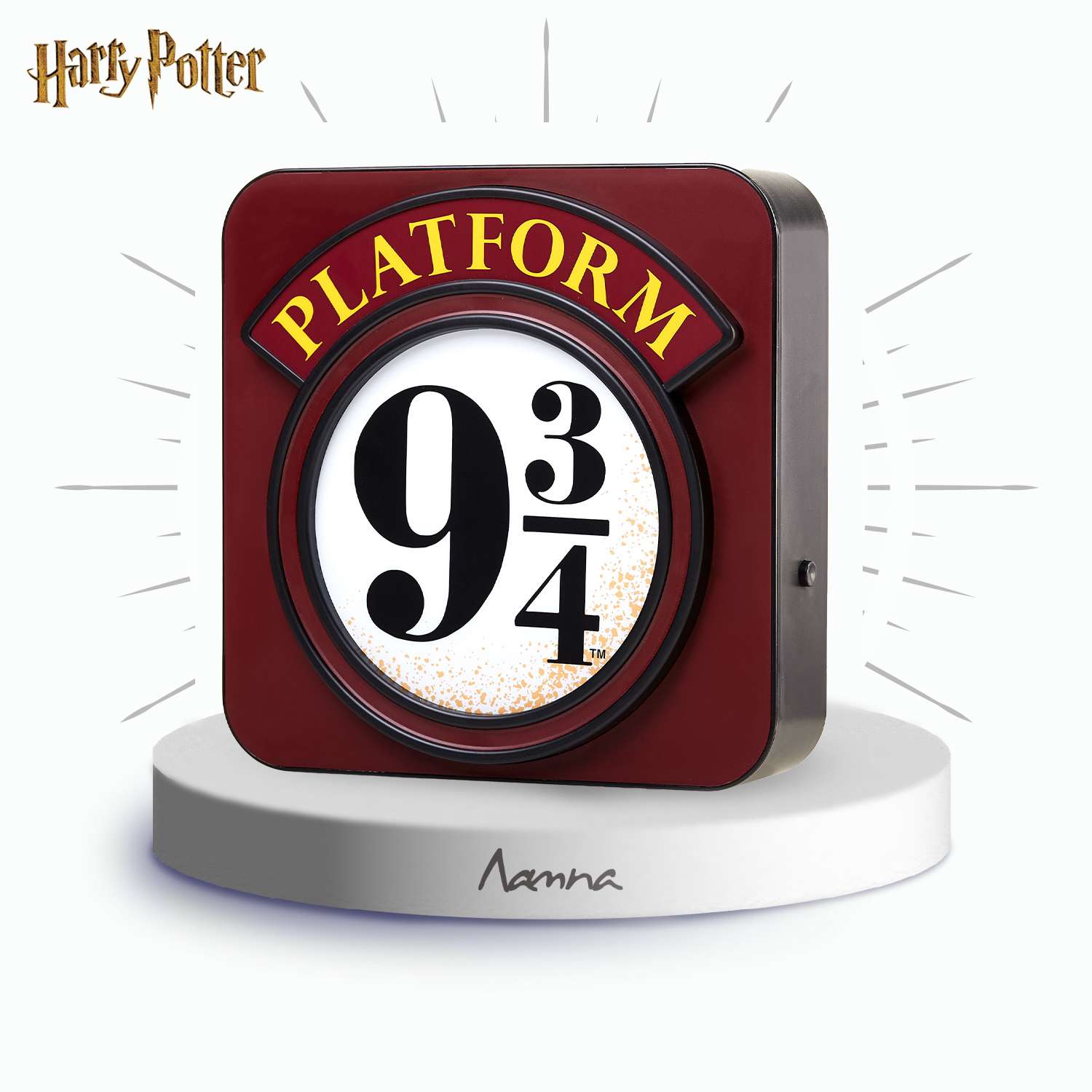 Настольный светильник-ночник Harry Potter светодиодный 3D Гарри Поттер Платформа 9 3/4 - фото 1