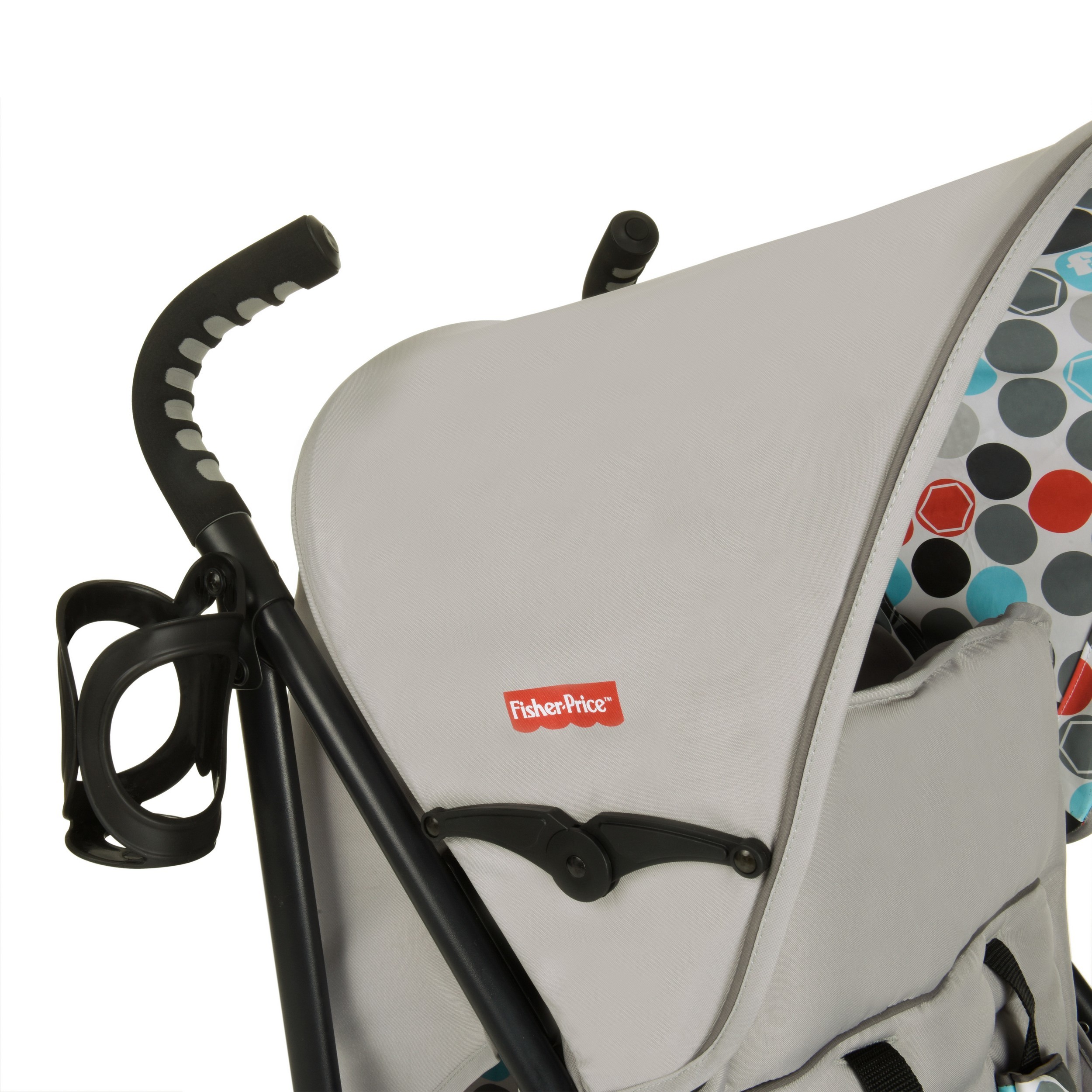 Коляска прогулочная Fisher Price Venice Gumball Grey - фото 5