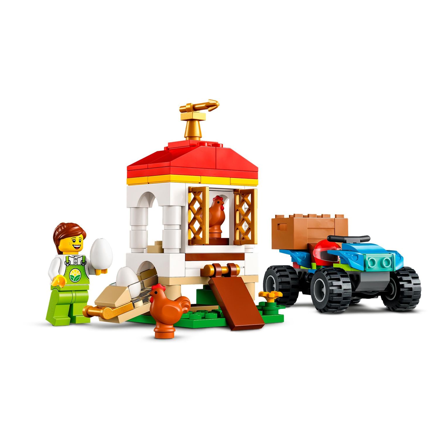 Конструктор LEGO City Chicken Henhouse 60344 - фото 3