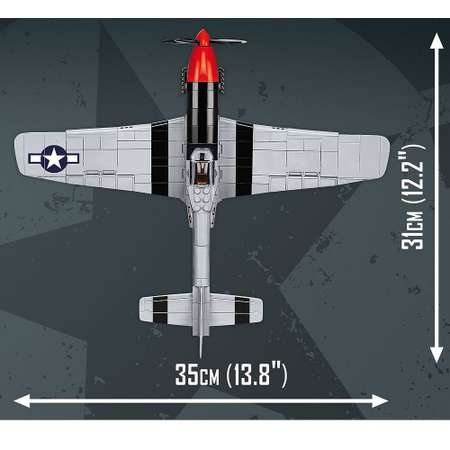 Конструктор COBI Американский истребитель North American P-51D Mustang 350 деталей