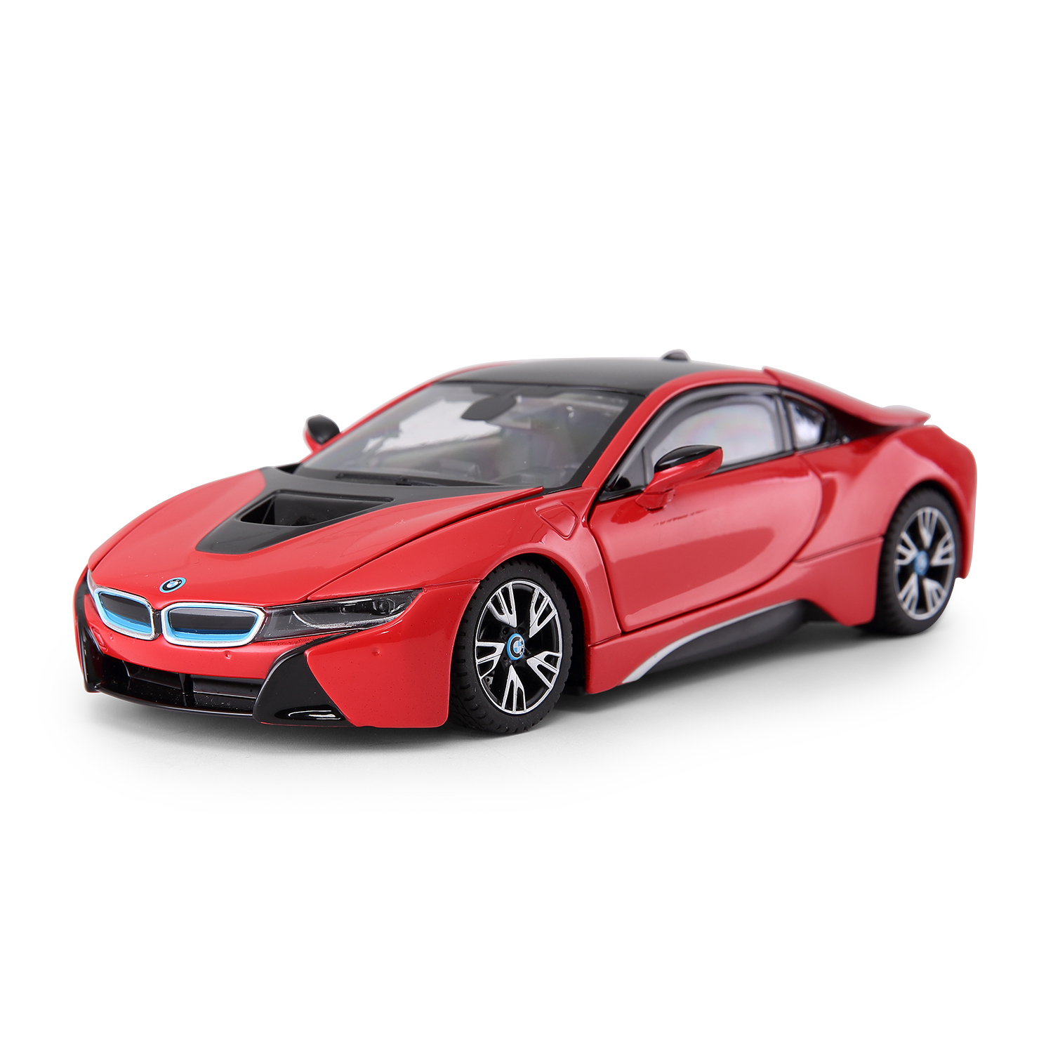 Автомобиль Rastar BMW i8 1:43 красный 58400 - фото 8